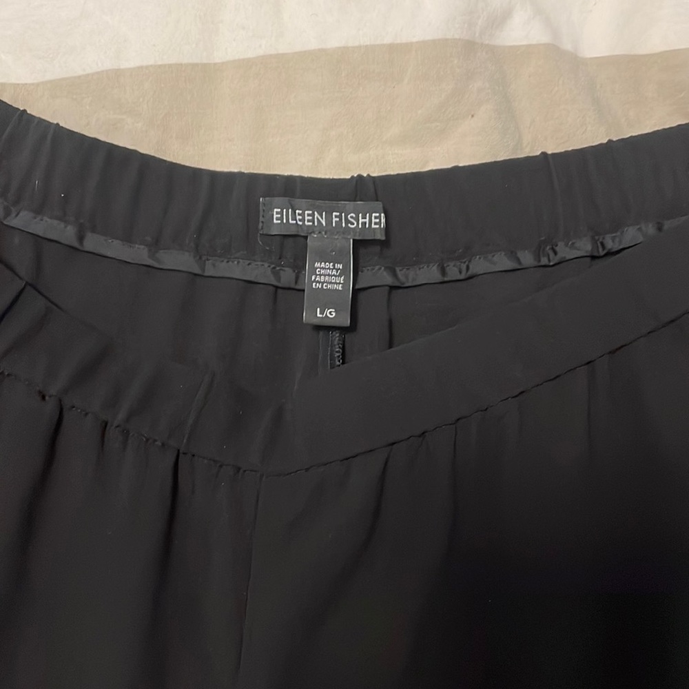 Eileen Fisher System Silk Pants Size L